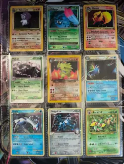 ??Vintage Pokemon Collection Lot Binder Dark Tyranitar + Lugia.NM-LP+Crispy!??#4 - Image 2