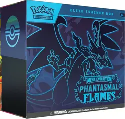 Pokemon TCG Phantasmal Flames Elite Trainer Box | ⚠Damaged Item (Tear + Dent) - Image 1