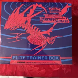 Pokemon TCG Sword and Shield Darkness Ablaze ETB Elite Trainer Box Factory Seal - Image 1