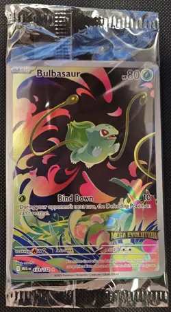 Bulbasaur - 133/132 - IR - Promo - Stamped - Mega Evolution - Pokemon - SEALED - Image 1
