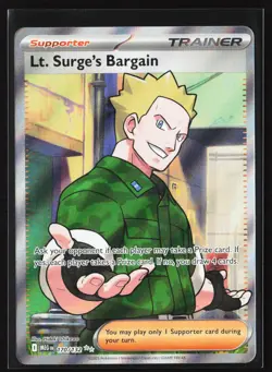Lt. Surge's Bargain 170/132 ME01: Mega Evolution Pokemon - Image 1