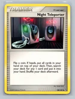 Pokemon TCG Night Teleporter 138/147 Supreme Victors Normal MP - Image 1