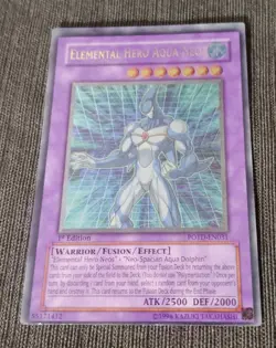 Yugioh Elemental Hero Aqua Neos POTD-EN031 Power of the Duelist 1st Edition - Image 1