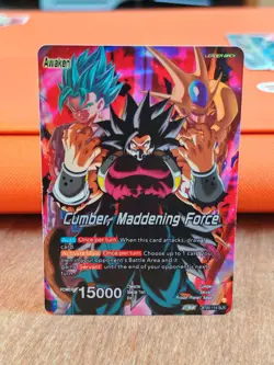 Cumber Maddening Force BT20-114 SLR Leader Alt Art - Dragon Ball Super Card Game - Image 1