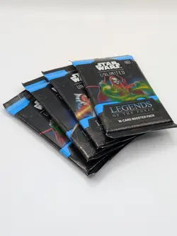 4 x Star Wars Unlimited Legends of the Force - 16 Card Booster Packs Sealed CCG - Image 1