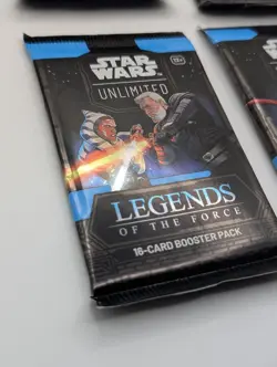 4 x Star Wars Unlimited Legends of the Force - 16 Card Booster Packs Sealed CCG - Image 3