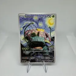 Pokemon Venusaur Starry Night Van Gogh Beautiful Moon ACG Star Trading Card NM - Image 1