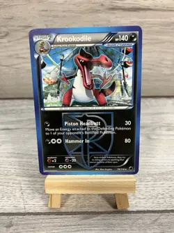 Pokemon Card Krookodile Plasma Freeze Rare 70/116 Near Mint - Image 1