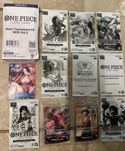 Large Lot Of One Piece Trading Card Promo Packs & Cards Sealed + Tournament Kit - Image 2