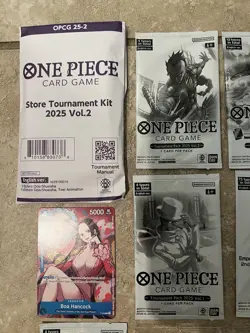 Large Lot Of One Piece Trading Card Promo Packs & Cards Sealed + Tournament Kit - Image 3