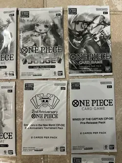 Large Lot Of One Piece Trading Card Promo Packs & Cards Sealed + Tournament Kit - Image 4