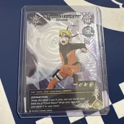 Naruto CCG TCG PR-054 Naruto Uzumaki (Clone) Foil Promo Card - Image 1