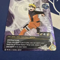 Naruto CCG TCG PR-054 Naruto Uzumaki (Clone) Foil Promo Card - Image 5
