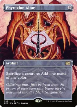 Phyrexian Altar Borderless FOIL #396 | 2X2 Double Masters 2022 | MTG - Image 1