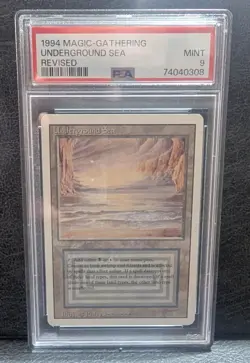 1994 Magic-Gathering Underground Sea Revised PSA9 - Image 1