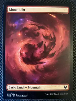 English - MTG Mountain - Full Art - Theros: Beyond Death - Image 1