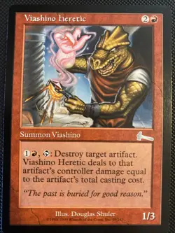 English - MTG Viashino Heretic - Tempest - Image 1