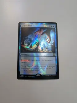 MTG - Evacuation (Ripple Foil) - Commander: Modern Horizons 3 NM/M Condition - Image 1