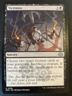 English - MTG Victimize - Modern Horizons 3 - Image 1