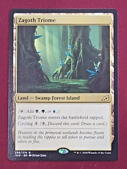 Zagoth Triome (Non-Foil) - Ikoria: Lair of Behemoths MTG - #259 NM - Tri-Land - Image 1