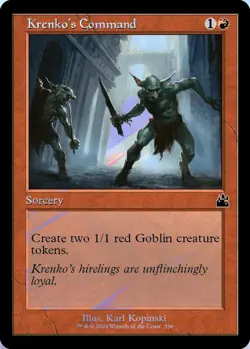 Krenko's Command (Retro Frame) 0336 MTG RVR NM Foil - Image 1