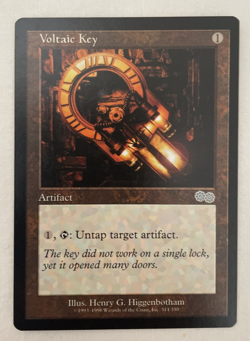 1x Voltaic Key Urza's Saga MTG Magic the Gathering LP - Image 1