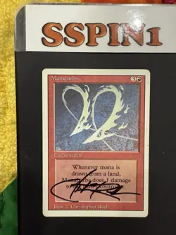 MTG Signed Mananarbs Christopher Rush - Image 1