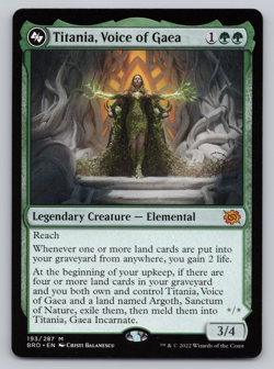 Titania, Voice of Gaea - Brother's War - MTG - Image 1