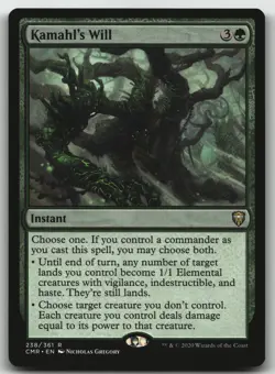 Kamahl's Will R Commander Legends 238 LP - Image 1