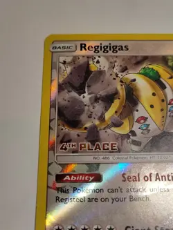 Regigigas 4th Place 84/111 Reverse Holo League Challenge Promo Pokemon TCG - Image 2