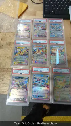 9 Lot 2025 Pokemon Suprise Box Exclusive Complete Set Umbreon Eevee PSA G2U - Image 3