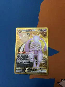 Pokemon Mewtwo EX TCG Team Rockets 240/182 Destined Rivals - Image 1