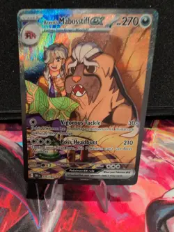 TCG Pokemon Arven's Mabosstiff ex 235/182 Sv10: Destined Rivals IR Holo. NM 🔥 - Image 1