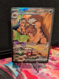 TCG Pokemon Arven's Mabosstiff ex 235/182 Sv10: Destined Rivals IR Holo. NM 🔥 - Image 3