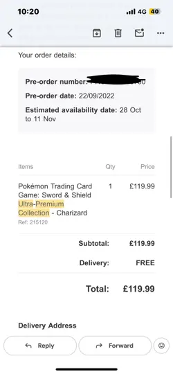 Pokemon TCG Charizard Ultra Premium Collection Box UPC SEALED NEW Sword&Shield - Image 2