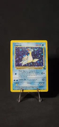Pokemon Lapras 10/62 Fossil Holo MP - Image 1