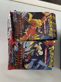 X42 Packs of Pokemon Destined Rivals Bulk Booster Packs - Open - Image 2