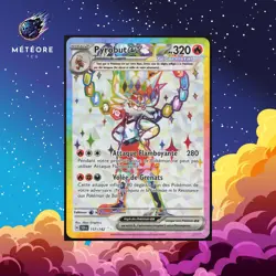 Carte Pokemon Pyrobut Ex 157/142 Couronne Stellaire Francais - Image 1