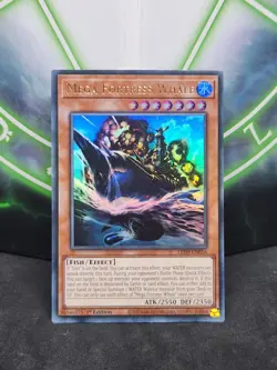 Yugioh Mega Fortress Whale LED9-EN016 Ultra Rare 1st Edition NM - Image 1