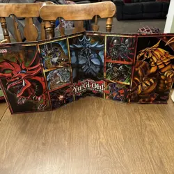Yugioh Legendary Collection Gameboard Cardboard Edition Playmat Yugi Joey Kaiba - Image 1