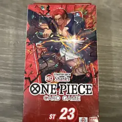 One Piece Card Game Card Game Starter Deck - ST-23 Shanks Ships Now In Hand! - Image 1