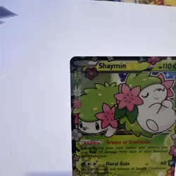 Pokemon TCG Shaymin EX XY148 Generations Holo Black Star Promo Card - Image 2