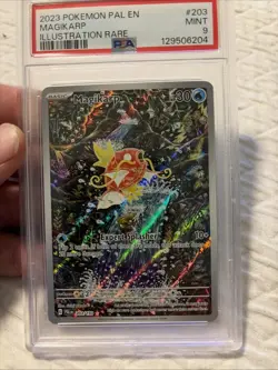 Pokemon TCG Magikarp Scarlet & Violet Paldea Evolved Card 203/193 PSA 9 - Image 1