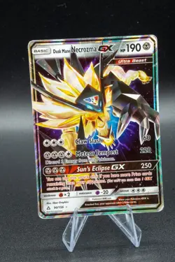 NM Pokemon Dusk Mane NECROZMA GX Card ULTRA PRISM Set 90/156 MP 0914 #292 - Image 1