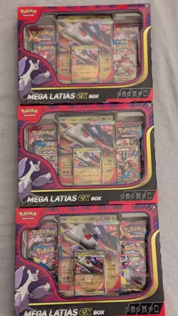 Pokemon TCG Mega Latias EX Box Sealed Mega Evolution Packs Promo Jumbo Card - Image 1