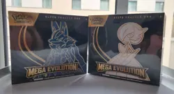 Pokemon Mega Evolution Elite Trainer Box - Gardevoir and Lucario Christmas Cards - Image 1