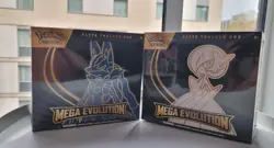 Pokemon Mega Evolution Elite Trainer Box - Gardevoir and Lucario Christmas Cards - Image 2
