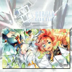 Gundam TCG Playmat | Suletta & Miorine Bandai Card Games Fest 2025 GCGF - Image 1