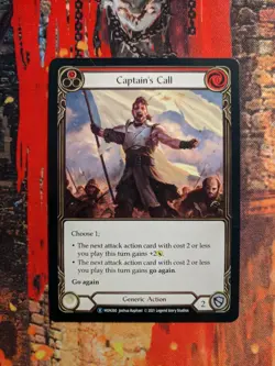 Flesh and Blood Card: (1x) Captain's Call (MON260) - Image 1
