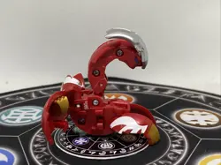 Bakugan Pyrus Gus Burnan & Ability Card Bakutech MG Japan Import Rare - Image 2